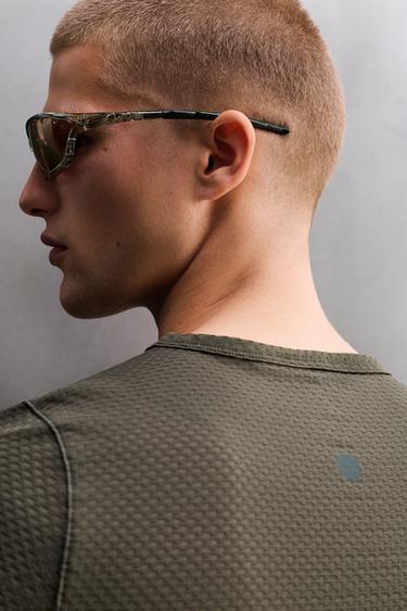 グラベルファーストレイヤーTシャツブラウン/モールZaraのグラベルファーストレイヤーTシャツ - ブラウン/モール 