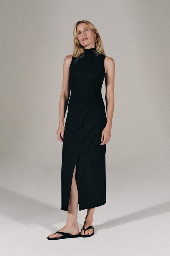 SLEEVELESS TOP - Black by Zara - Image 0