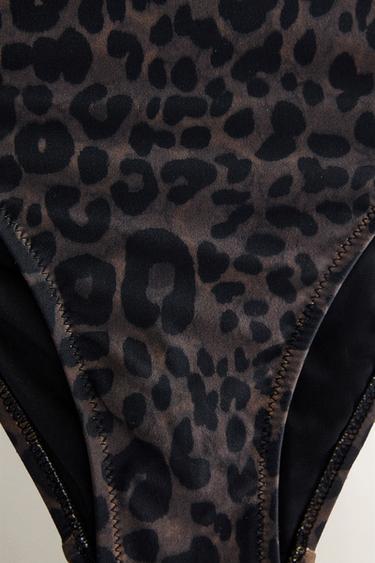 BAS DE BIKINI DE PLAGE IMPRIMÉ ANIMAL - Leopard de Zara - Image 3