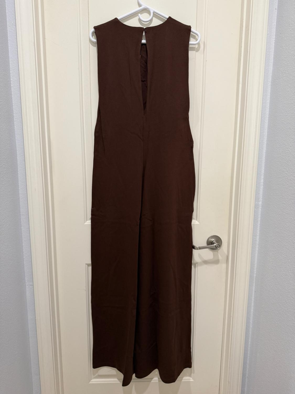 HEAVY COTTON PALAZZO JUMPSUIT - Image 2