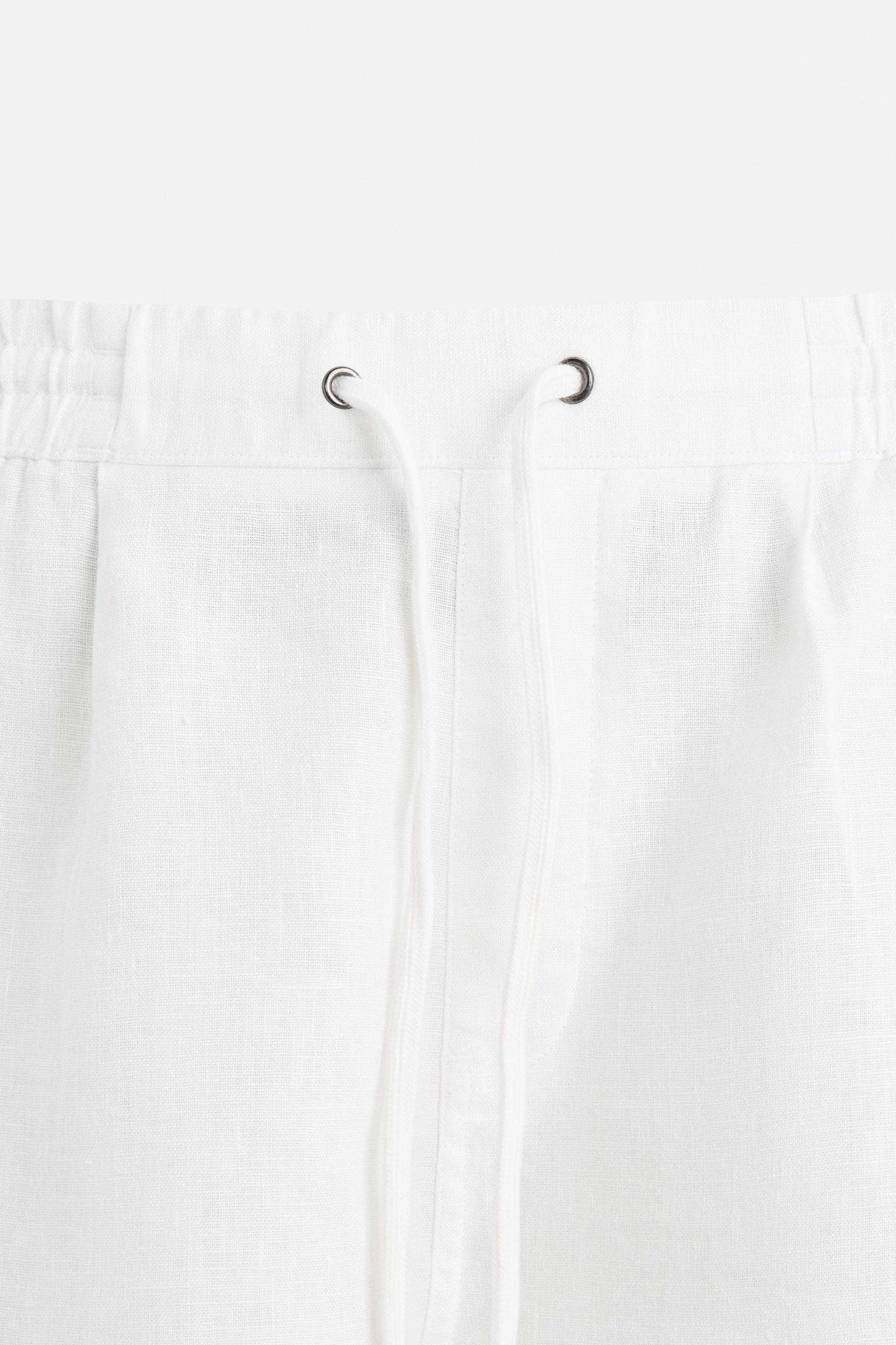 リネン100％ バミューダパンツ - ベージュ | ZARA Japan / 日本