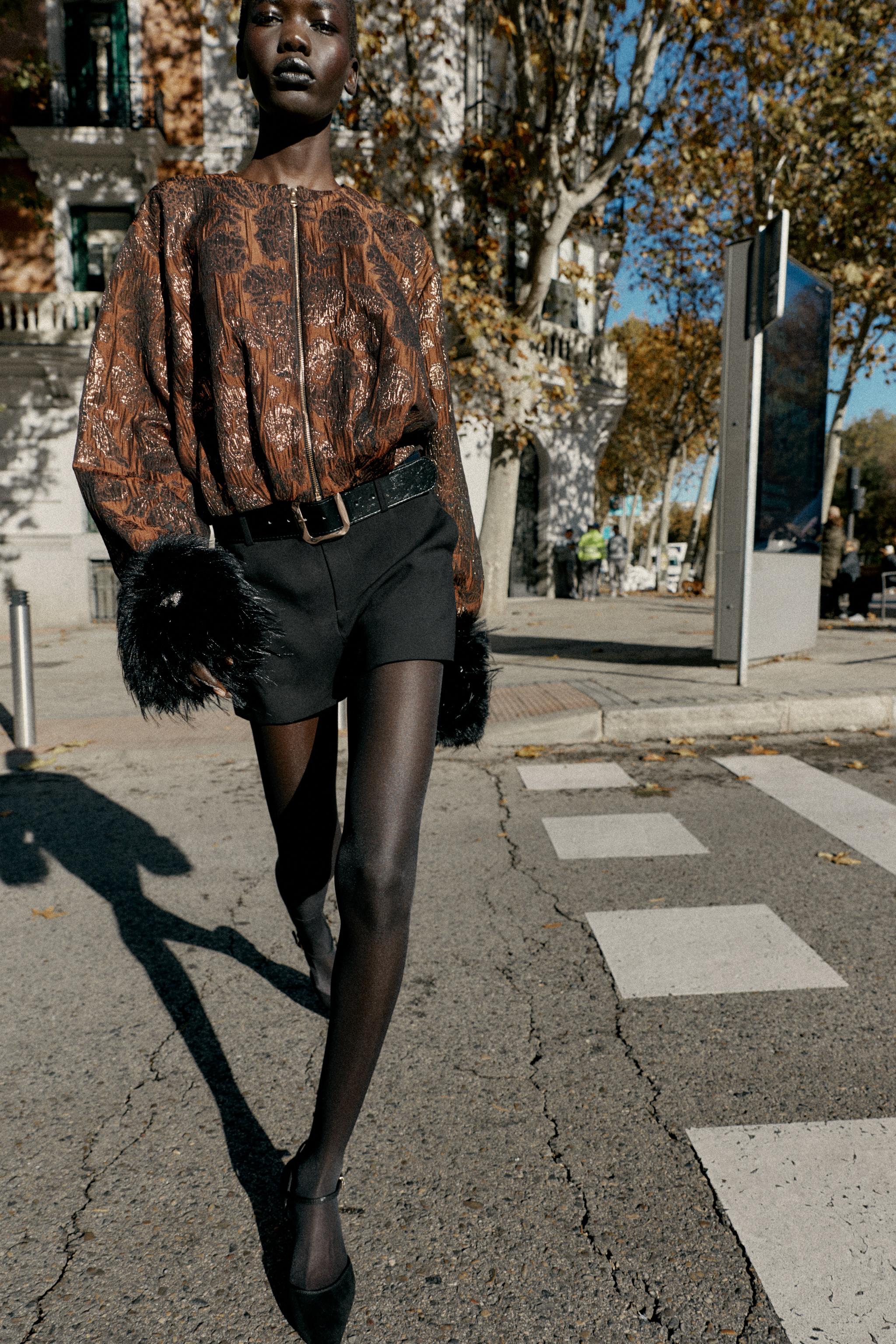 JUPE-CULOTTE TAILLE BASSE AVEC CEINTURE