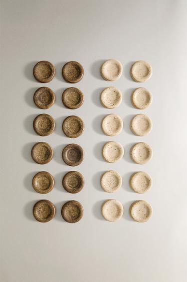 SET OF CERAMIC CHESS PIECES (SET OF 56) - Ecru by Zara - Image 3