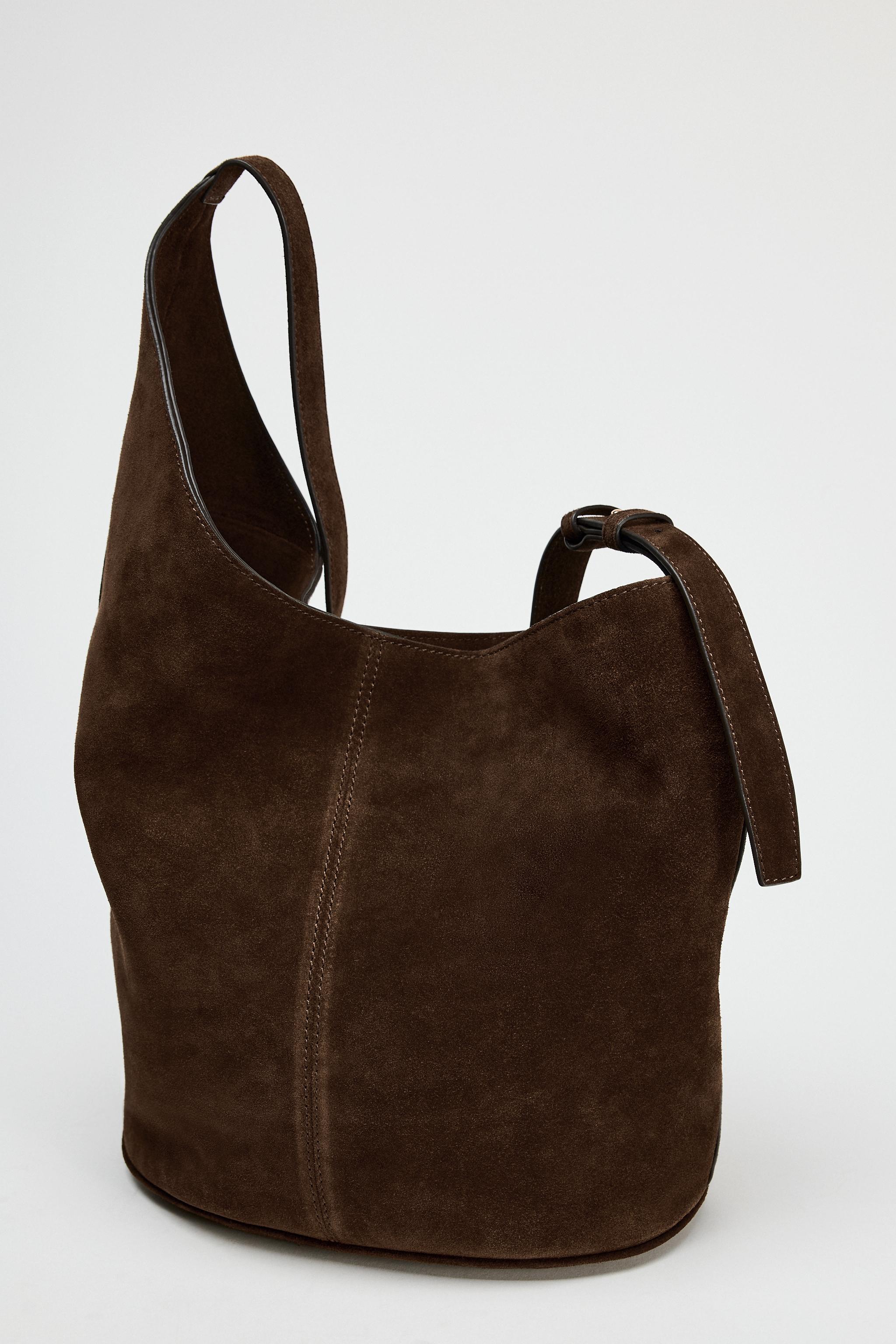のりさん専用】ZARA スプリットスエード ボストンバッグ - メルカリ