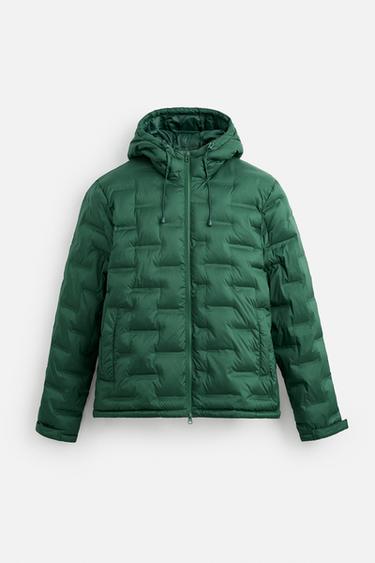 LIGHTWEIGHT PADDED JACKET - Intense green by Zara