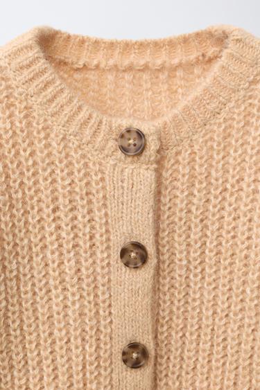 GILET EN MAILLE ET POCHES EN DENTELLE - Bis de Zara - Image 2