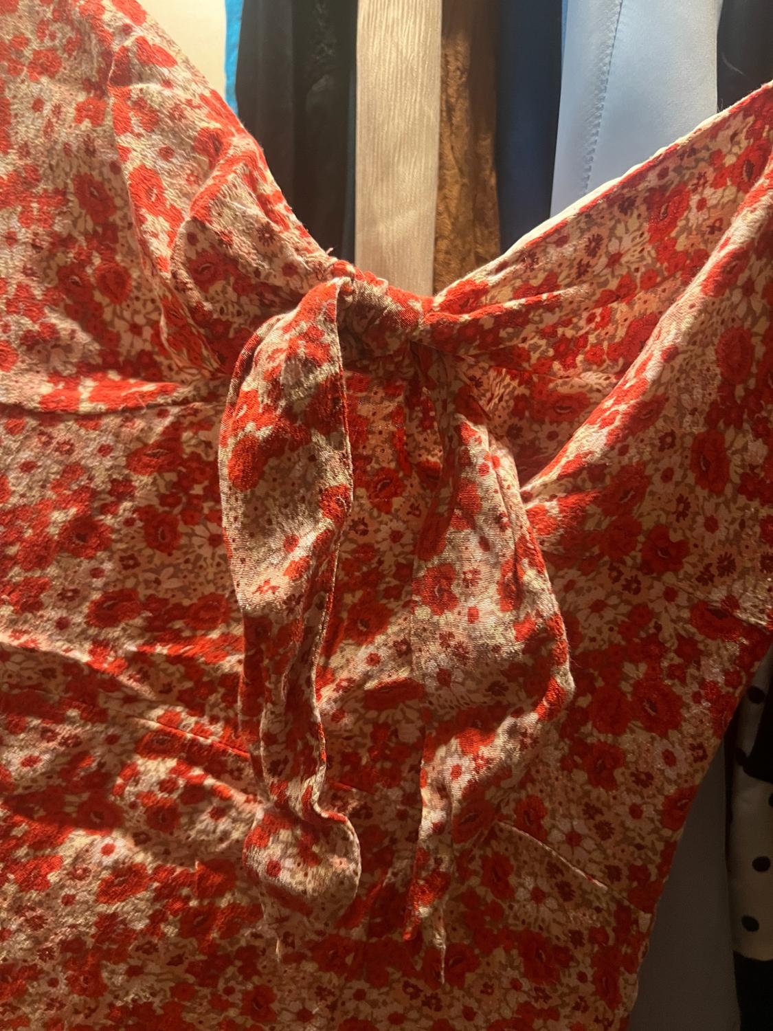 PRINTED MIDI DRESS - Image 2