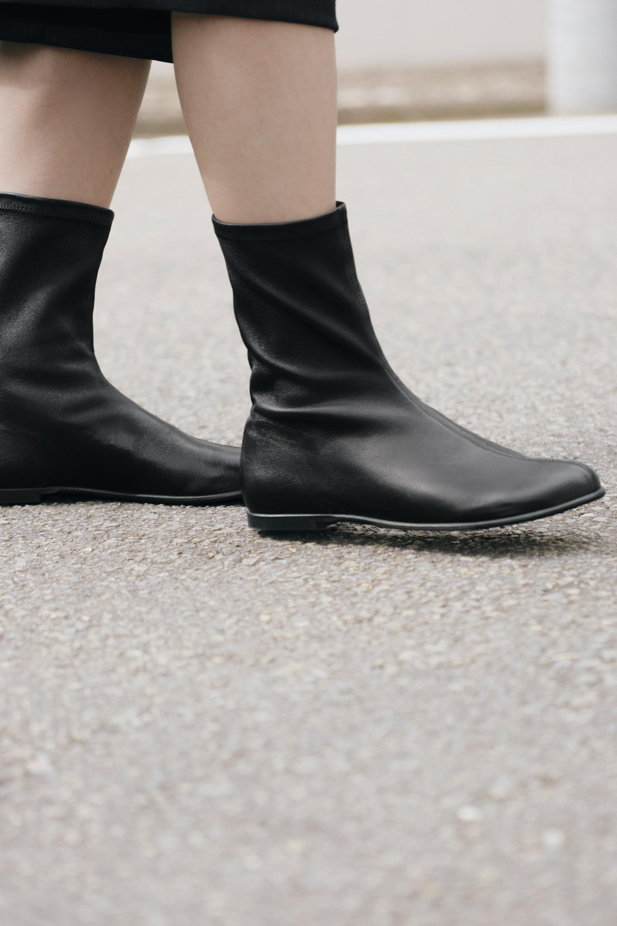 フラットショートブーツ - レディース | ZARA 日本