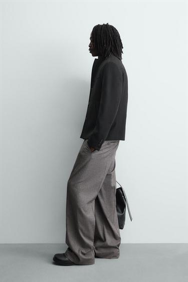 TEXTURED BLAZER - Black by Zara - Image 3