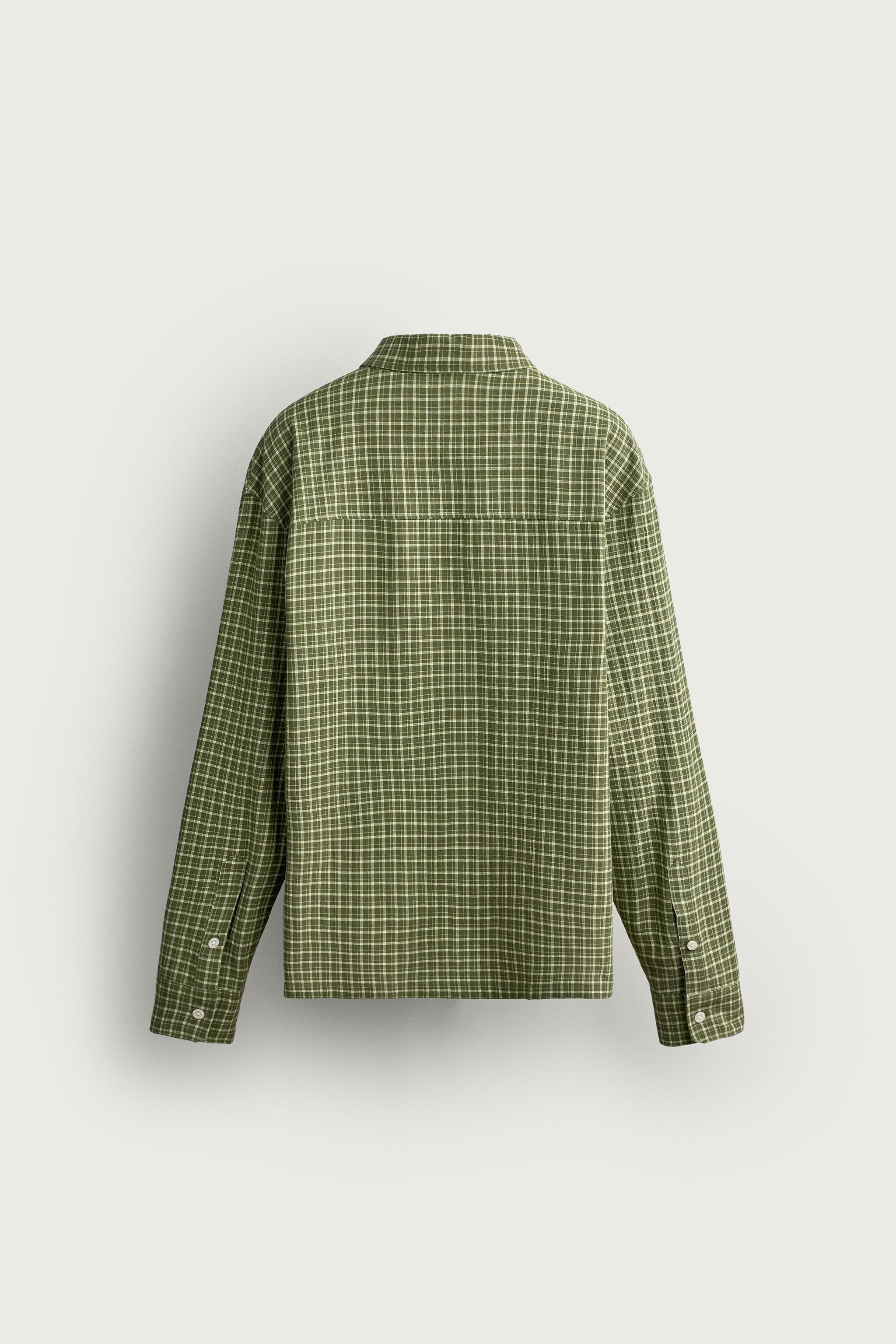 CHEMISE FLUIDE À CARREAUX