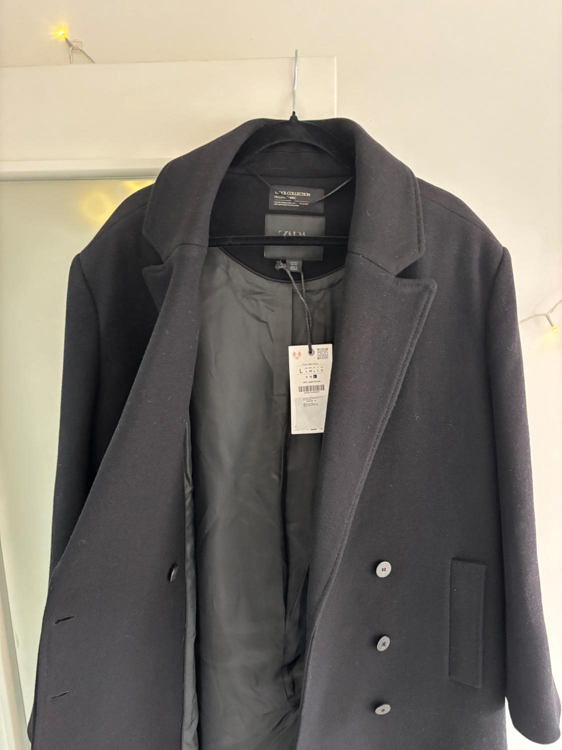 WOOL BLEND COAT ZW COLLECTION - Image 6