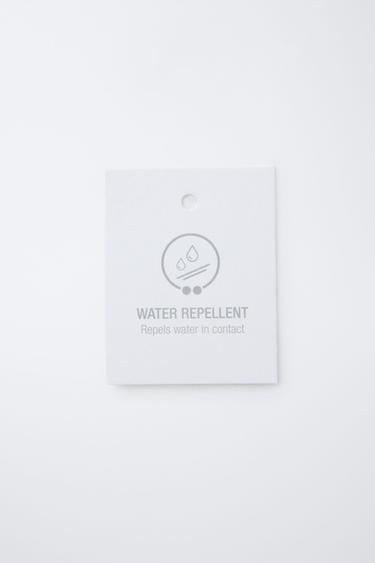 WATER-REPELLENT COAT WITH STICKER DETAIL - Ice by Zara - Image 9