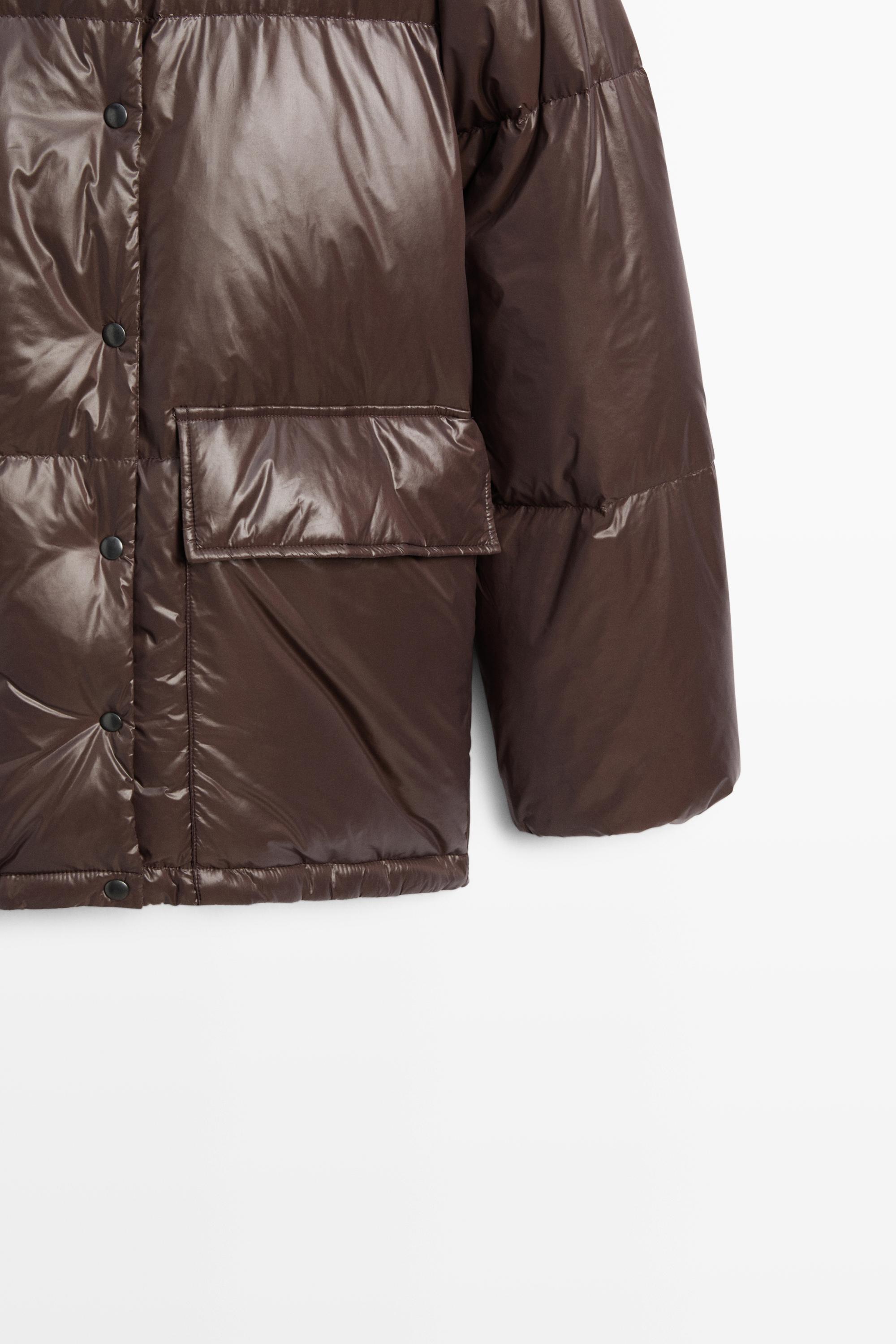 Stand-up collar down jacket