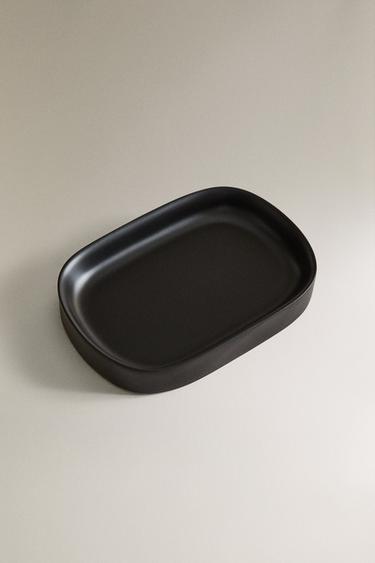 PORTE-SAVON RÉSINE NOIR - Noir de Zara - Image 1