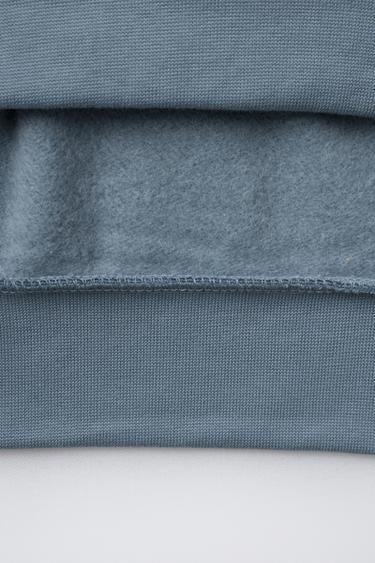 SPORTY SLOGAN SWEATSHIRT - Light blue by Zara - Image 3