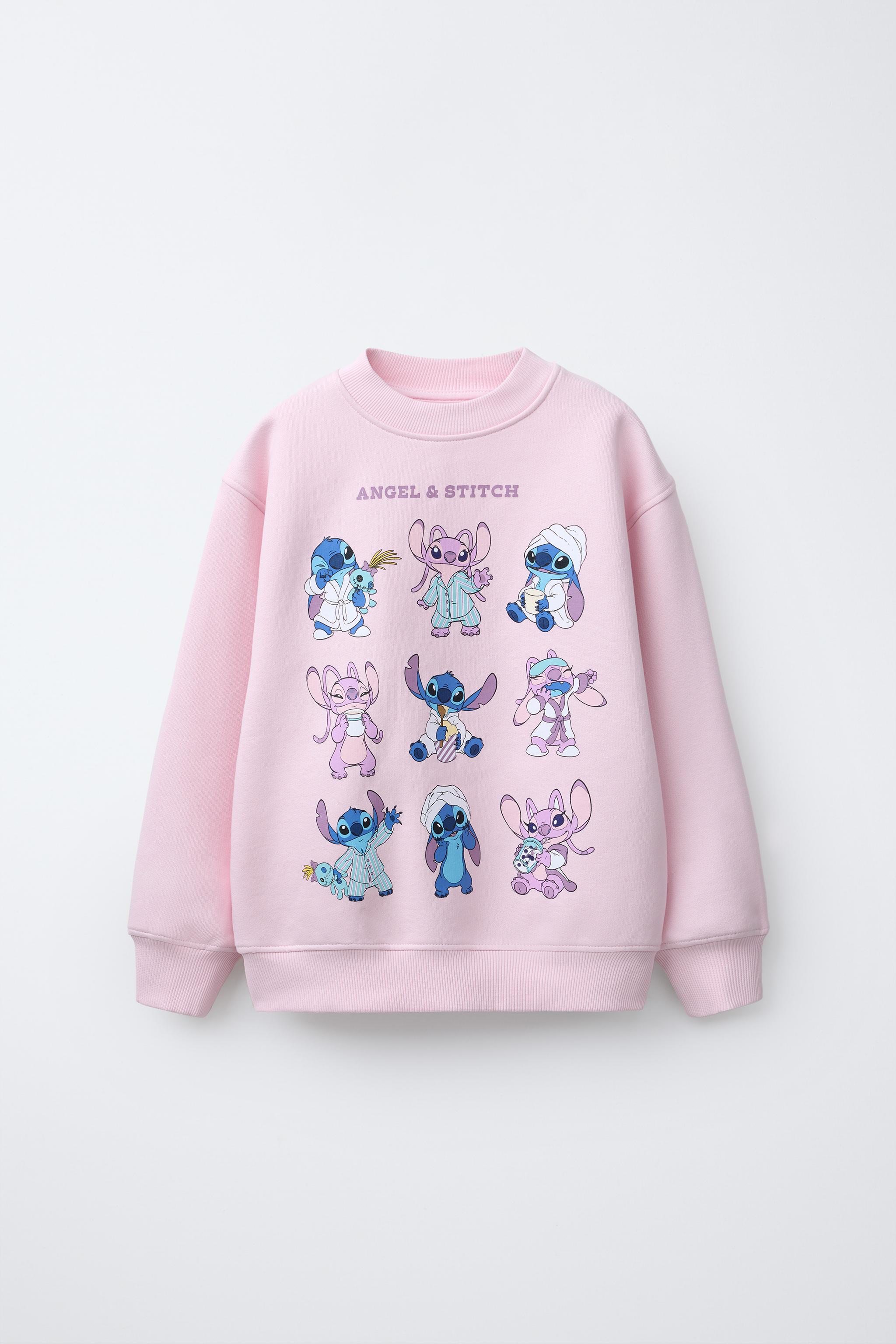 Stitch Felpa Bimba Zara Stitch Zara Felpe Bambina FELPA STITCH
