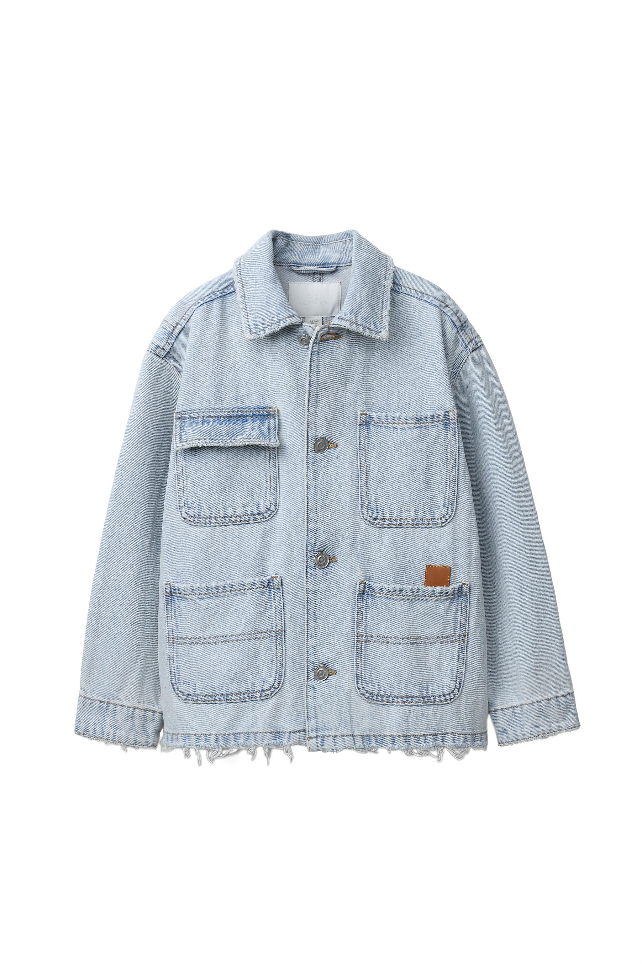 DENIM POCKET OVERSHIRT - Blue | ZARA United States