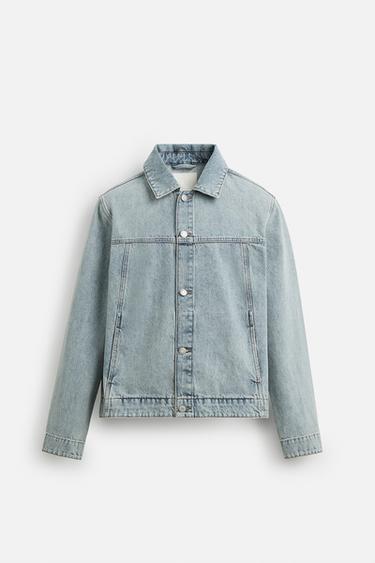 BASIC DENIM JACKET - Light blue by Zara