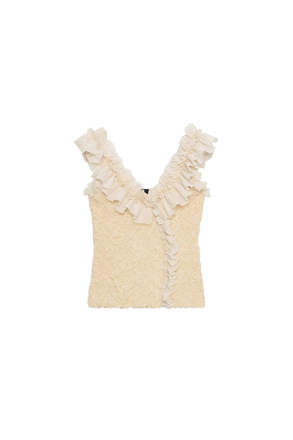 COMBINATION ROMANTIC KNIT TOP - image 3