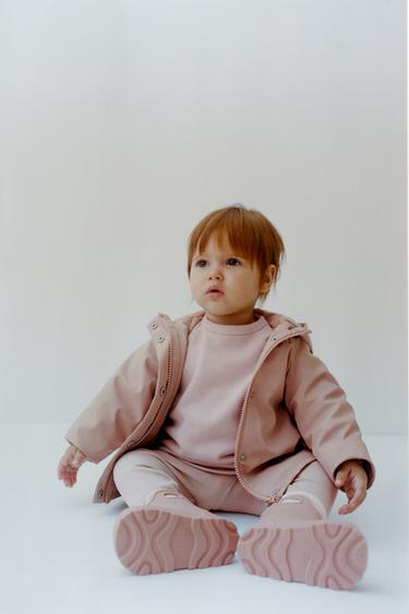 RUBBERISED WATER-REPELLENT JACKET - Pink by Zara