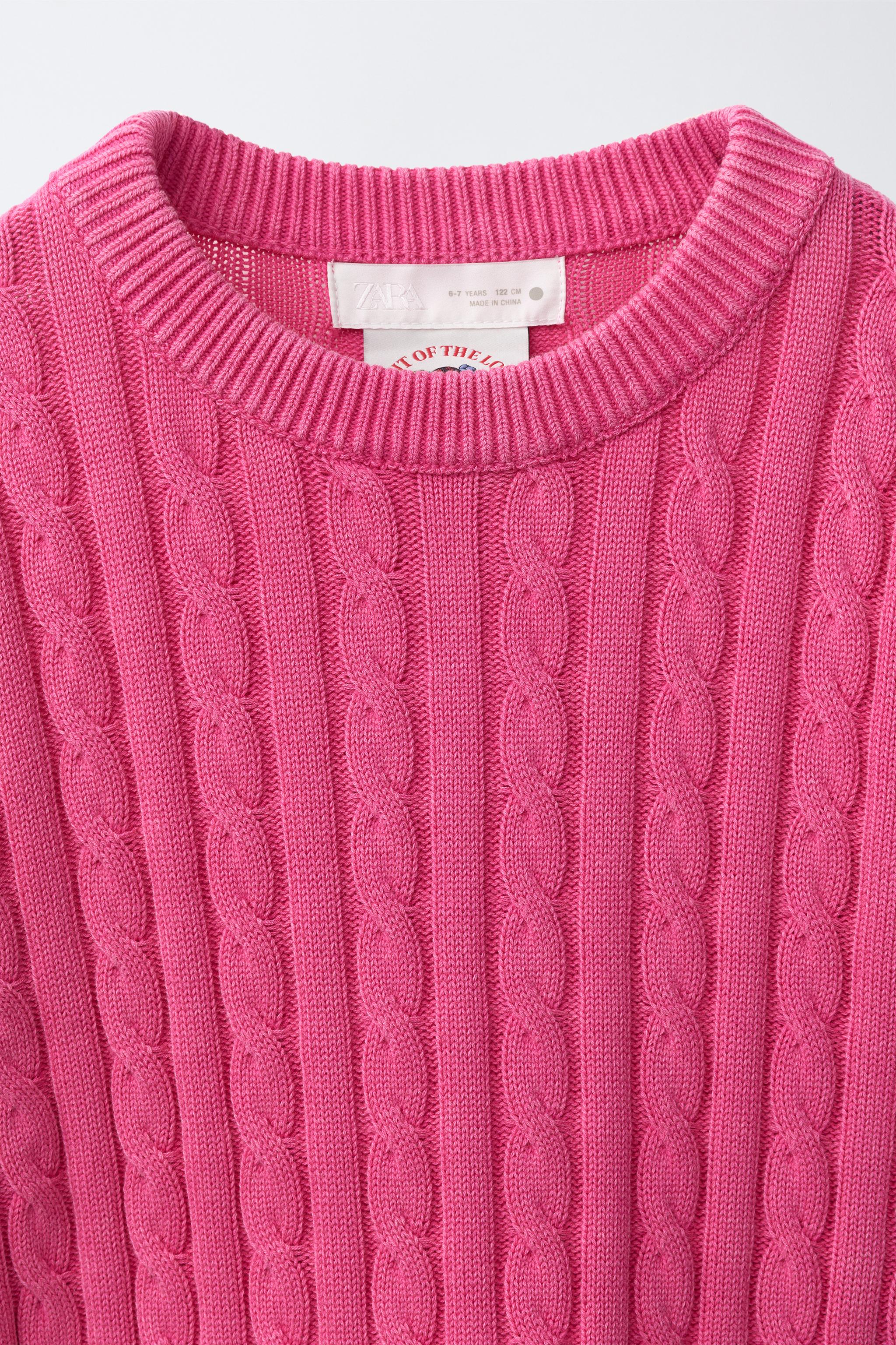 PULL EN MAILLE À TORSADES FRUIT OF THE LOOM™