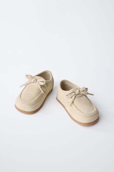 CHAUSSURES BAREFOOT EN CUIR - Marron sable de Zara - Image 5