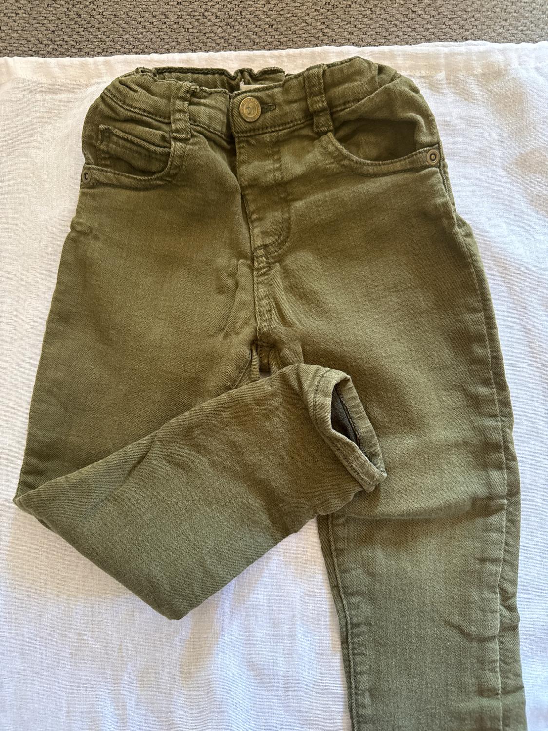 GREEN SKINNY JEANS - Image 3