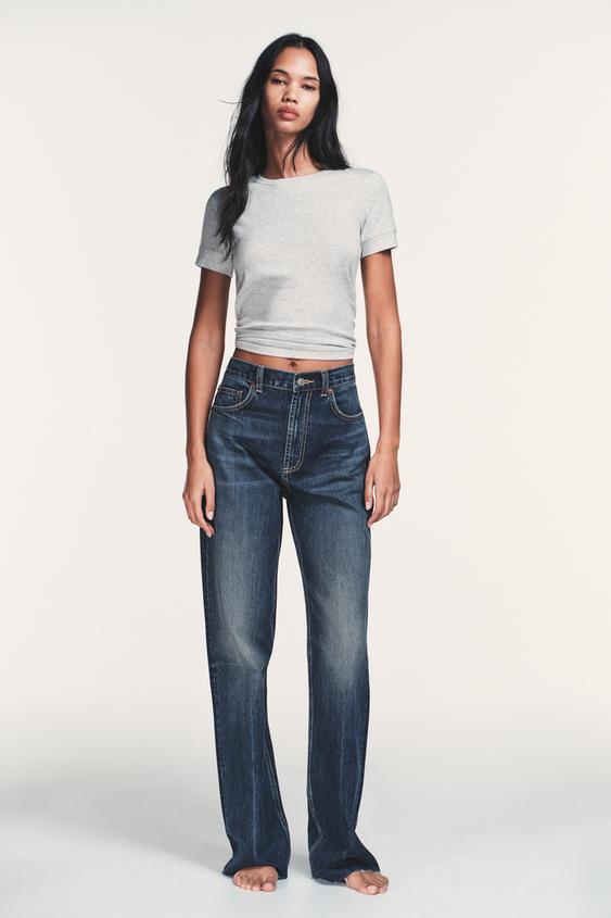TRF HIGH WAIST WIDE LEG FULL LENGTH JEANS from Zara - $59.90