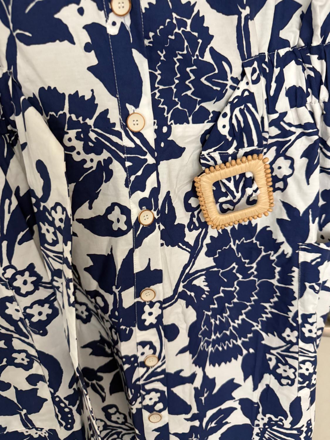MIDI FLORAL PRINT DRESS - Image 2