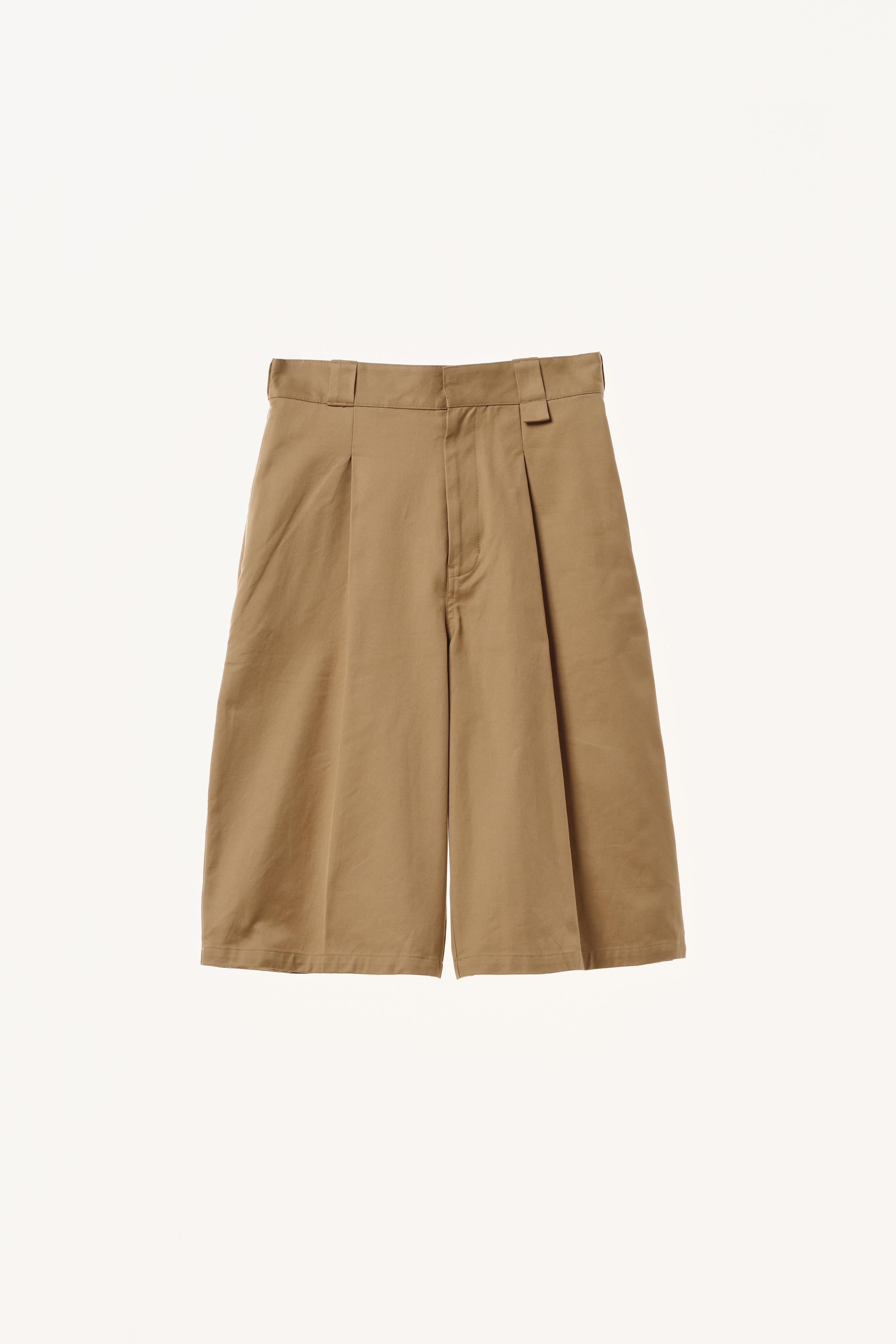 Willy Chavarria x Zara プリーツワイドレッグバミューダパンツ