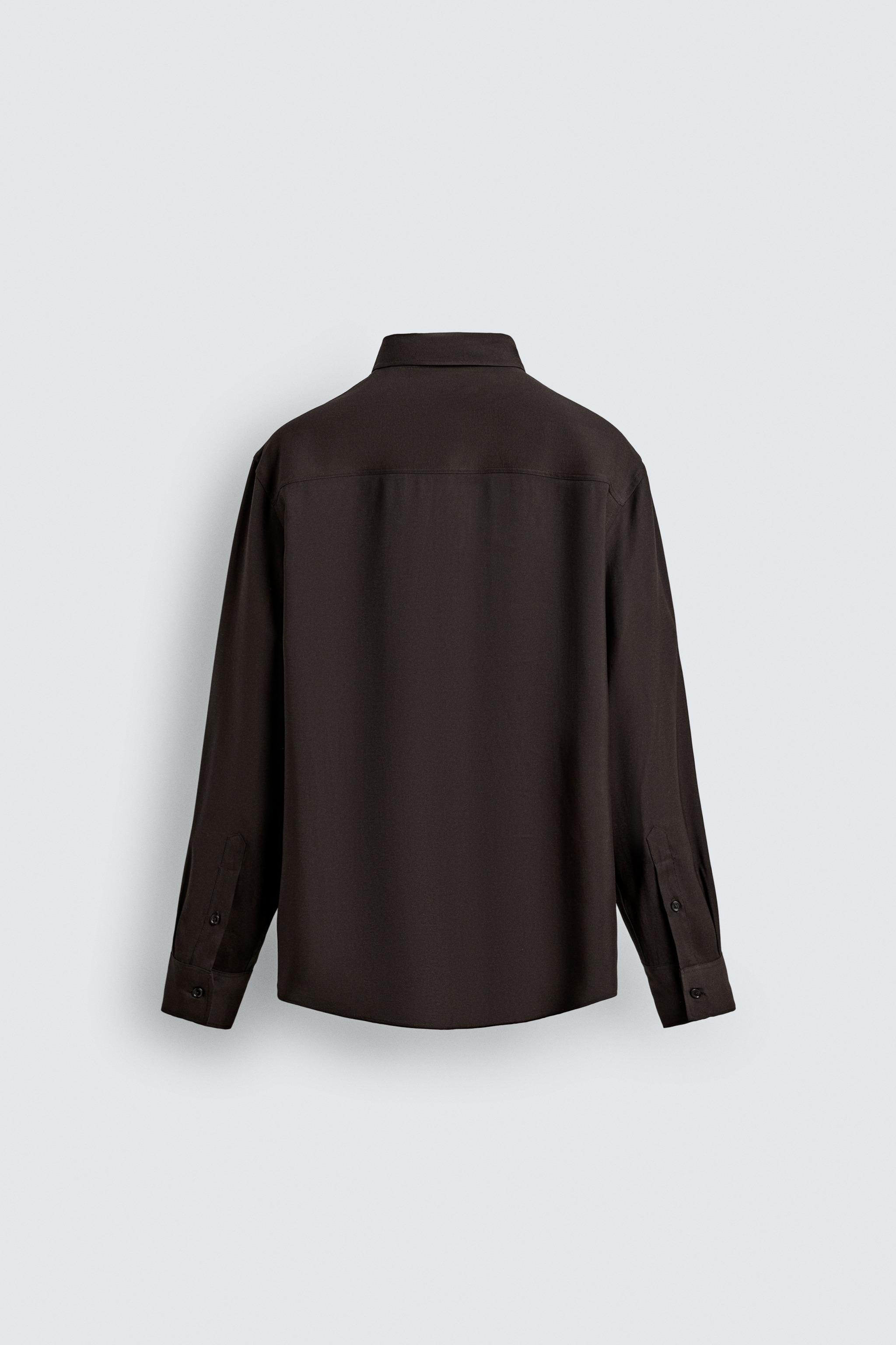 FLOWY POCKET SHIRT - Khaki | ZARA Canada