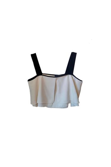 TOP BIANCO E NERO