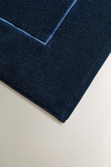 BEACH TOWEL WITH PLAIN BORDER - Navy blue by Zara - Image 2