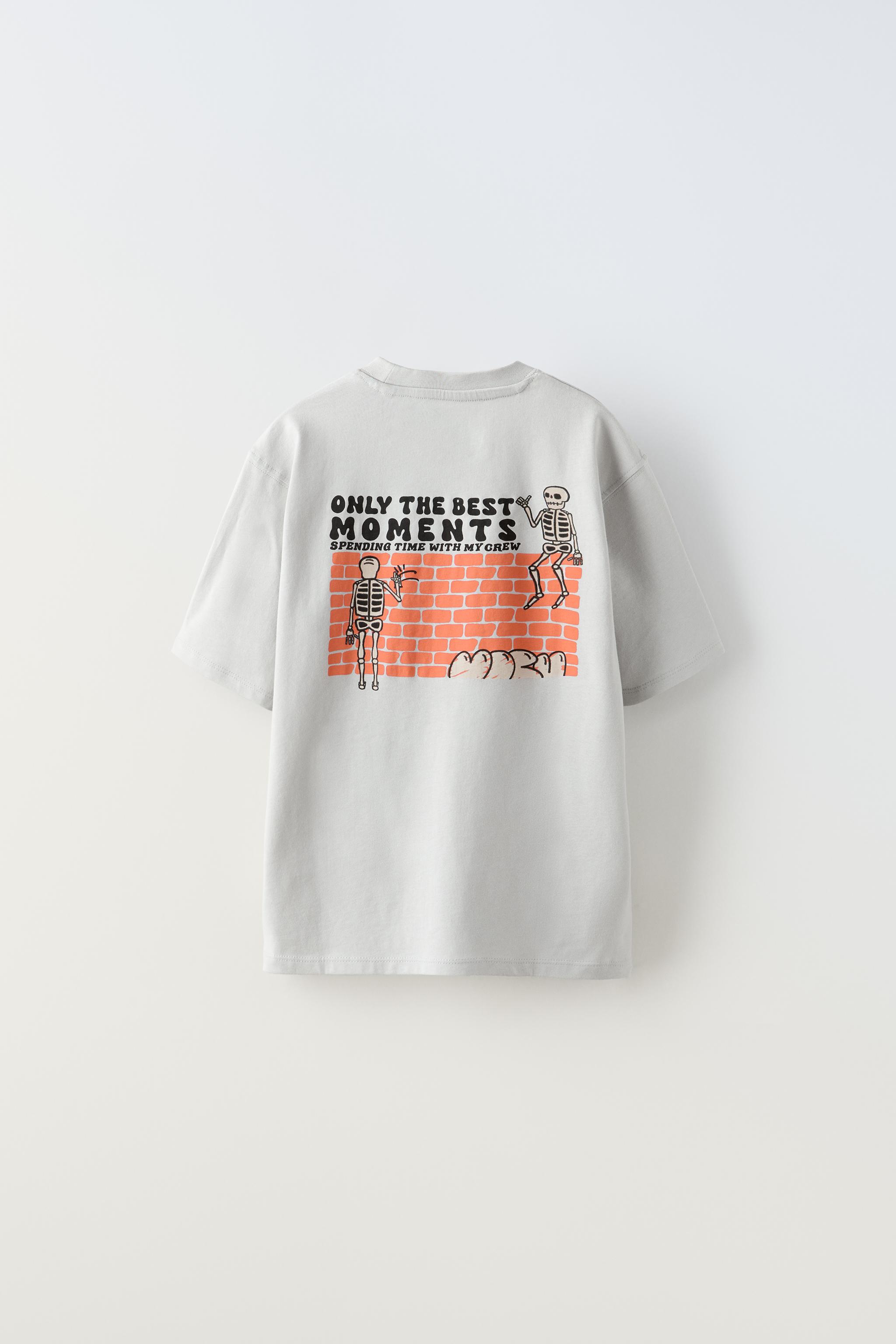 スケルトンプリント Tシャツ