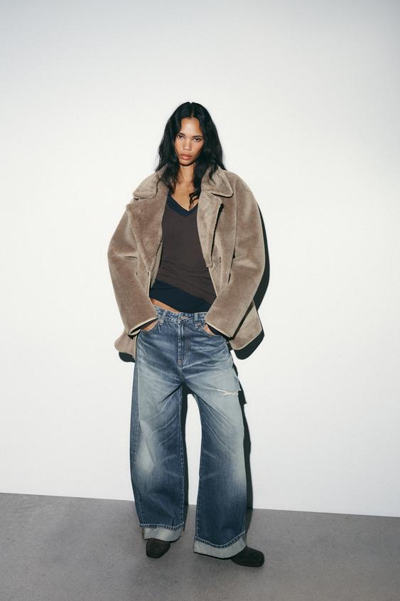 REVERSIBLE DOUBLE-FACED COAT