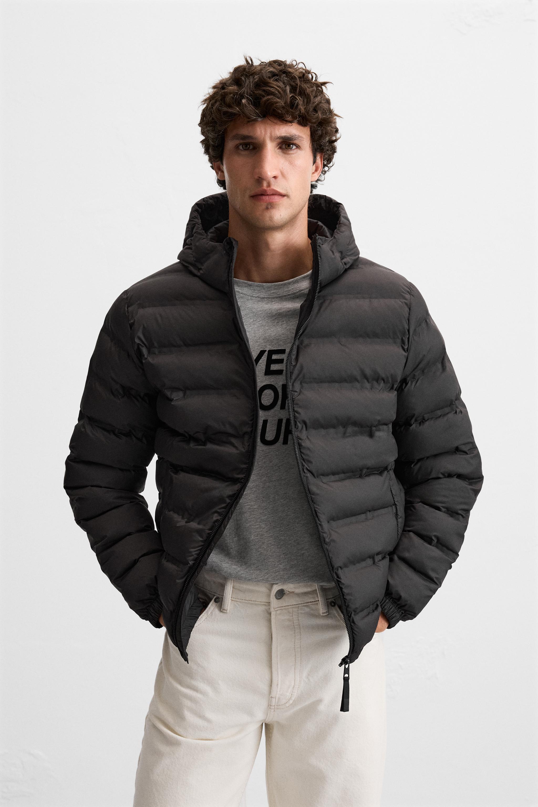 Lightweight puffer jacket long online