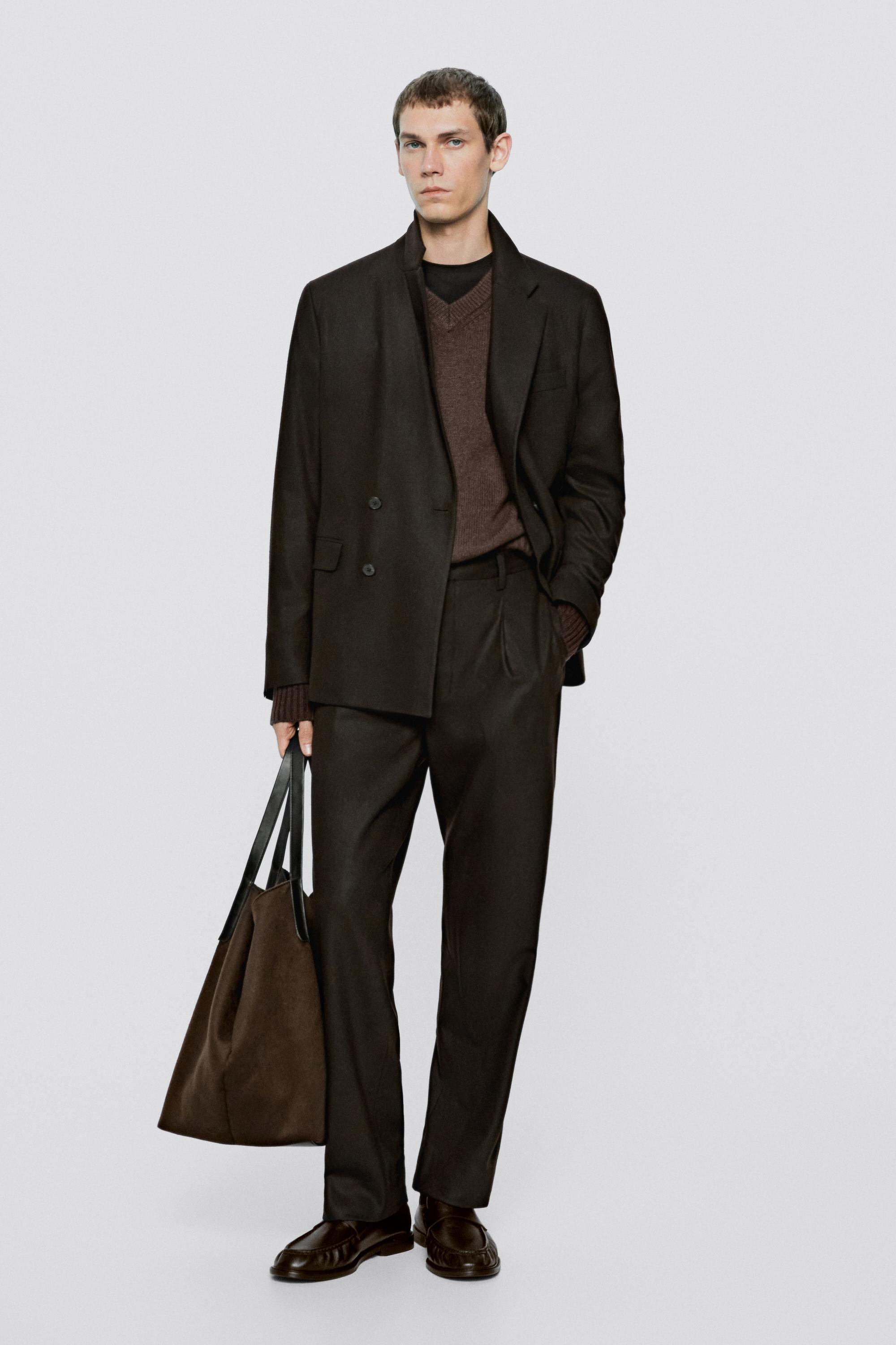 Wool blend darted suit pants - LIMITED EDITION