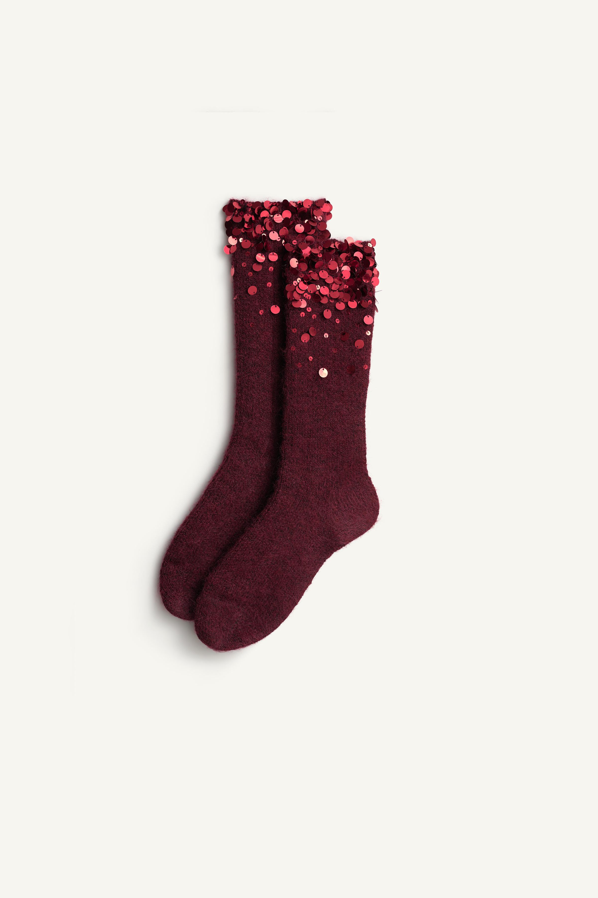 Limited Edition Sequin Socks by Zara