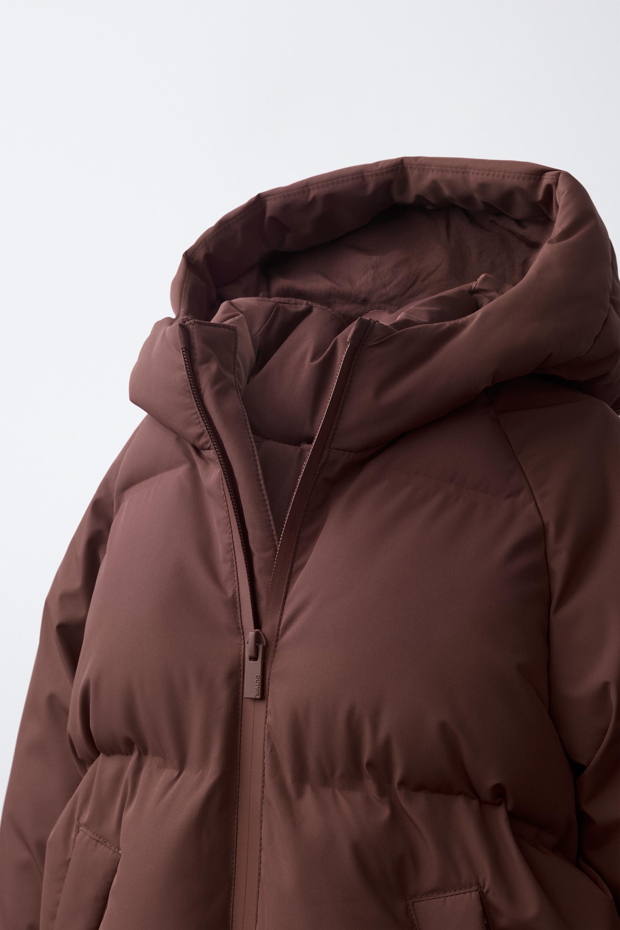 MANTEAU MATELASSÉ À CAPUCHE DÉPERLANT
