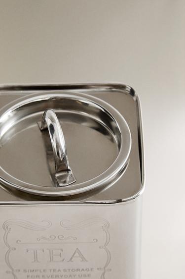 STAINLESS STEEL STORAGE JAR - Steel by Zara - Image 2