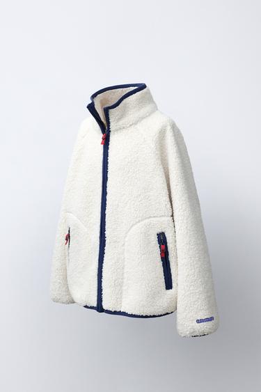 FAUX SHEARLING JACKET - Ecru by Zara