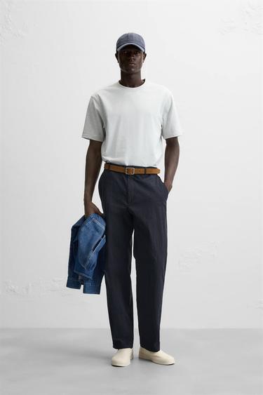 МАЙКА С ПРИНТОМ — СЕРЫЙ С МЕЛАНЖЕВЫМ ЭФФЕКТОМ от Zara — изображение 0