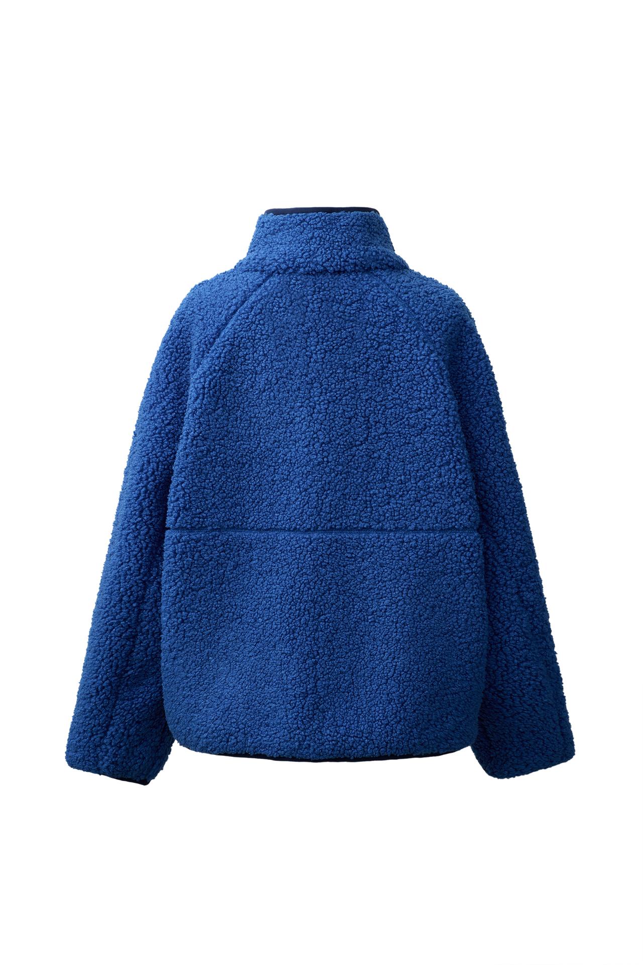 FLEECE JACKET — Bluish