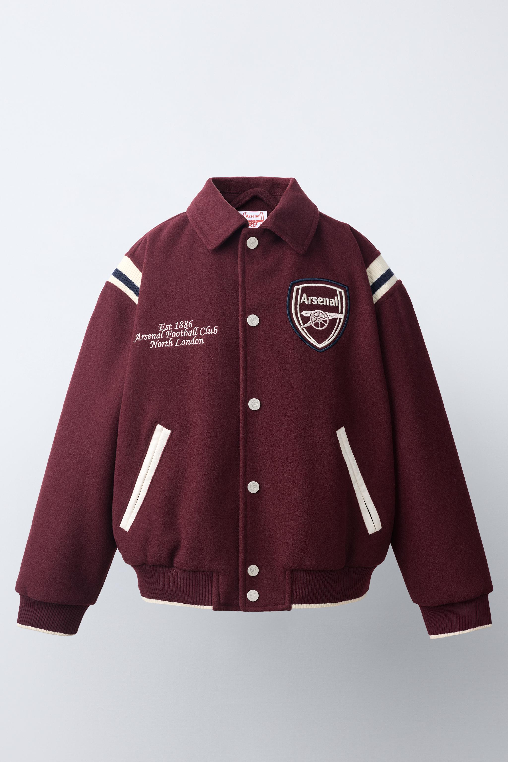CAZADORA BOMBER PAÑO ARSENAL F.C. ©