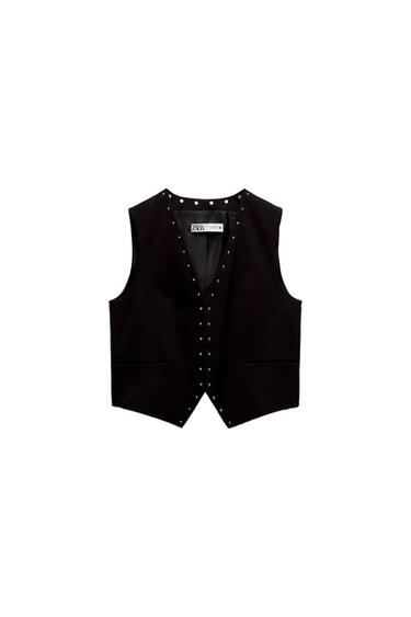 STUDDED VEST