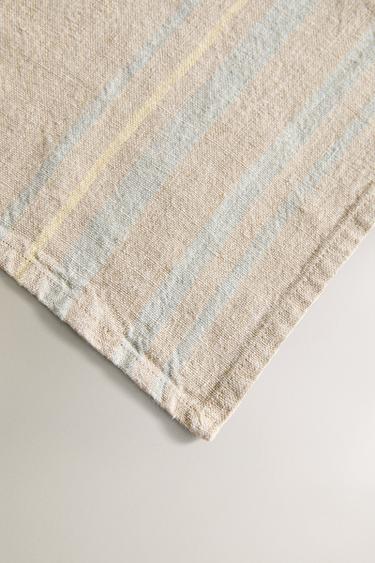SERVIETTE DE BAIN LIN RAYURES - Multicolore de Zara - Image 2