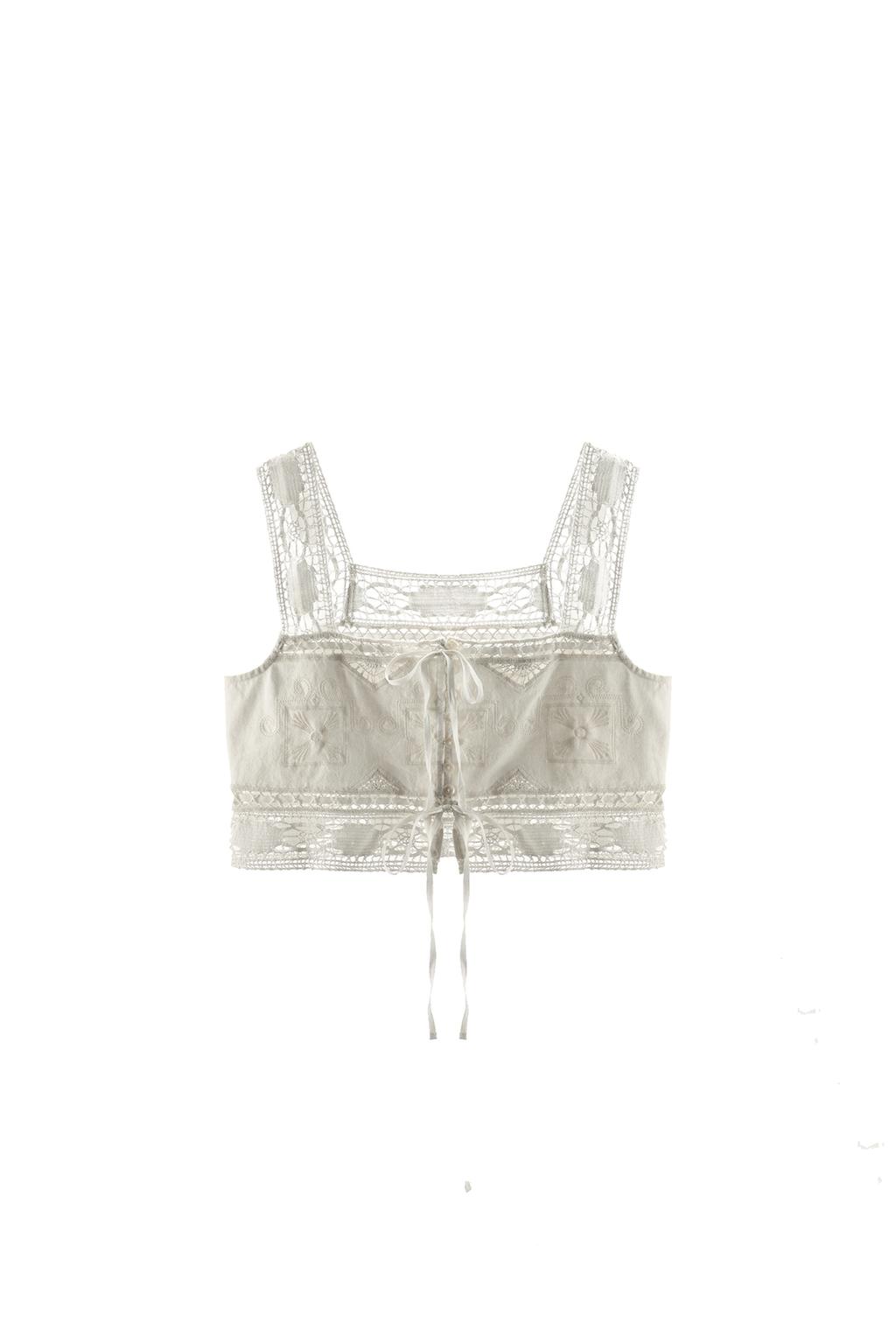 EMBROIDERED LACE TOP - image 3