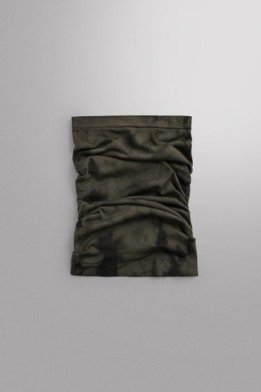 TIE-DYE WOOL BLEND NECK WARMER - 255 by Zara
