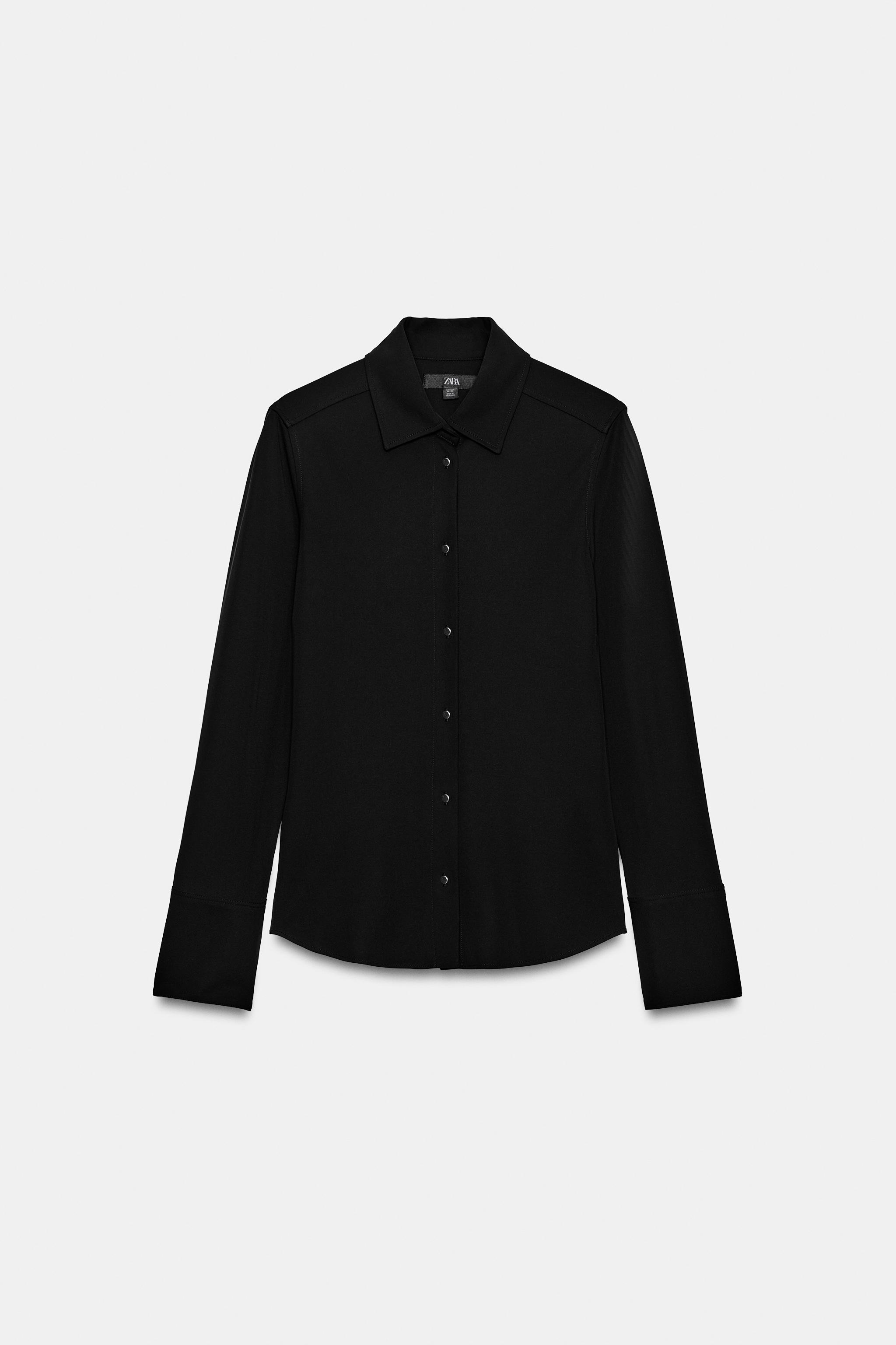 GOLD BUTTON SHIRT ZW COLLECTION