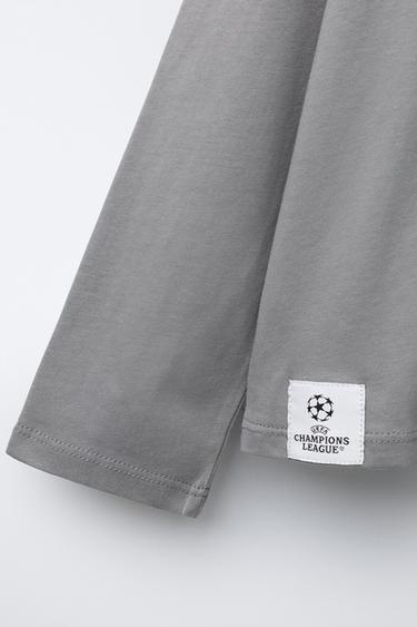 UEFA CHAMPIONS LEAGUE ® PRINTED T-SHIRT - Grey by Zara - Image 3